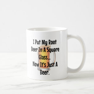 Rotöl i ett glas... Nu är det bara öl Kaffemugg
