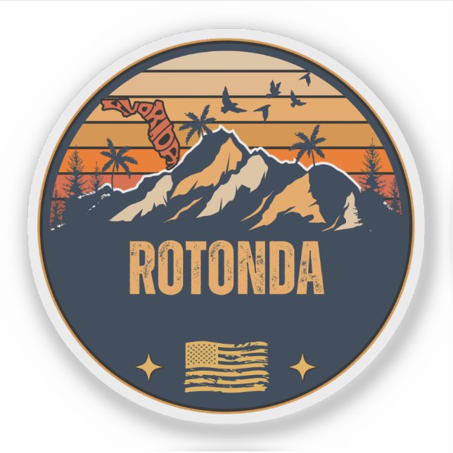 Rotonda, Florida  Klistermärken (Framsida)