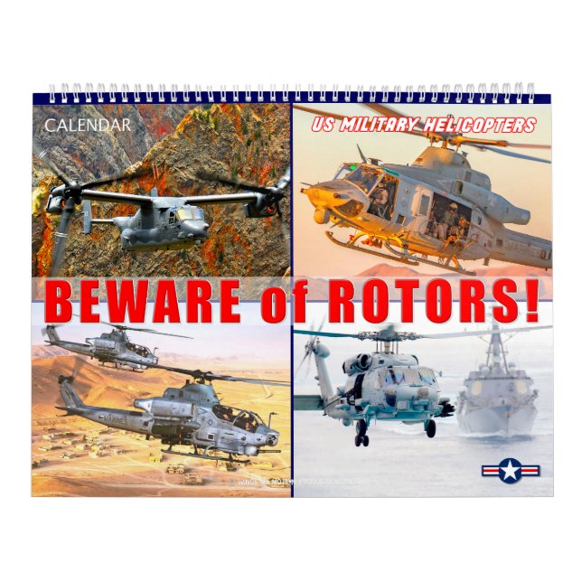 ROTORS BEKÄMPNING! - USA:s militära rotationsmonta Kalender (Omslag)