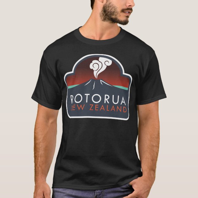 Rotorua Badge T Shirt (Framsida)