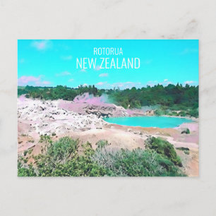 Rotorua hett vår Nya Zeelands resa Vykort