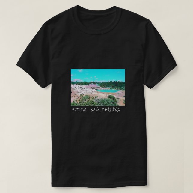 Rotorua Nya Zeelands resa T Shirt (Design framsida)
