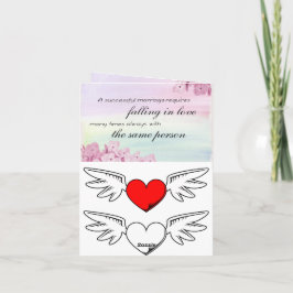 Rött abstrakt symbol tack kort