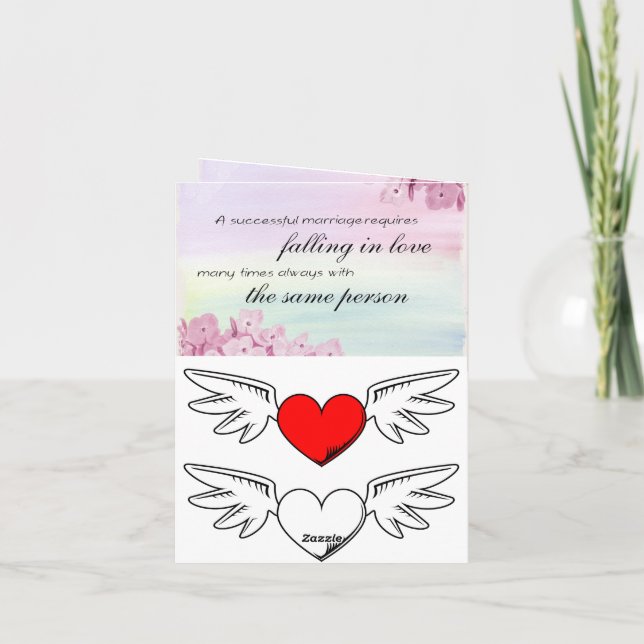 Rött abstrakt symbol tack kort (Baksida)