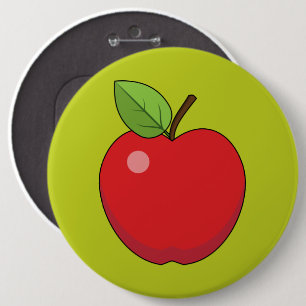 Rött äpple knapp
