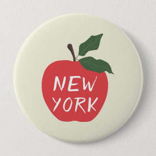 Rött äpple New York Knapp