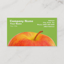 Rött äpple på Gröntens bakgrund