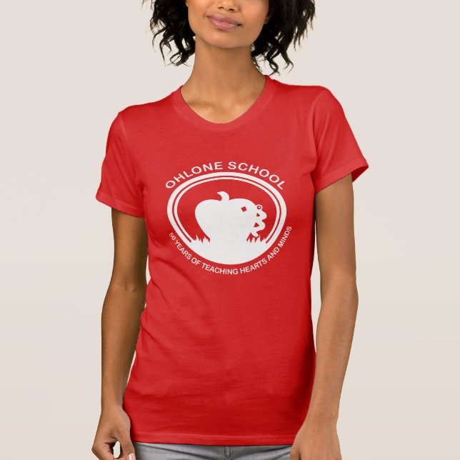 Rött äpple T-Shirt för kvinnor (Framsida)