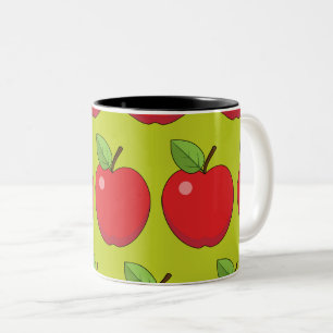 Rött äpple Två-Tonad mugg