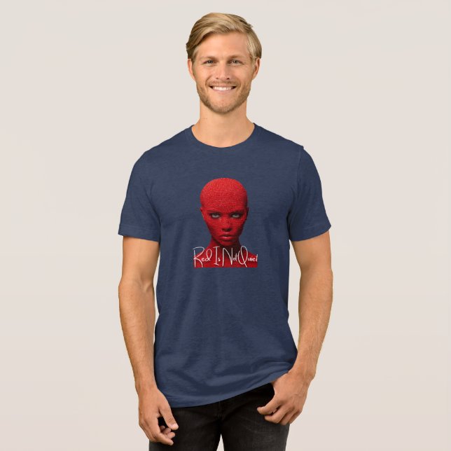 Rött Är Inte Tyst T Shirt (Framsida Full)