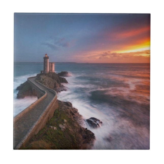 Rött av nöje kakelplatta (Framsidan)