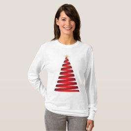 Rött bandträd t-shirt