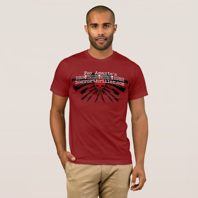 Rött baner för Feo Amantes fasathriller Tee (Hel framsida)