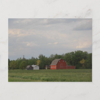 Rött Barn-vykort Vykort