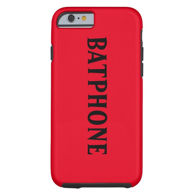 Rött Batphone fodral för iphone6 Case-Mate iPhone Skal (Baksidan)