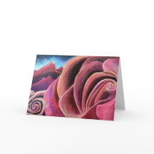 Rött berg för röd ros