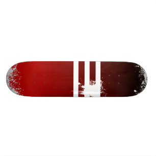 rött blekna för att svärta skateboard bräda 21,5 cm