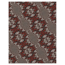 Rött/Brunt & Rött/Blått Mönster Scrapbookpapper