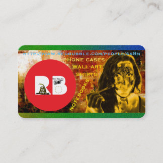 RÖTT BUBBLA SK8N VISITKORT