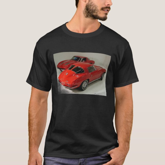 Rött delfönster - korvette Classic Tee (Framsida)