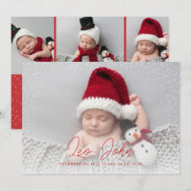 Rött delikat Snö Fullt Fotojul Baby