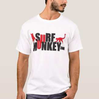 Rött - design #2 för surfaMunkey affischtavla Tee