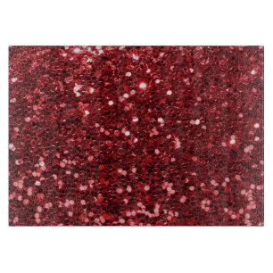Rött Fauxglitter