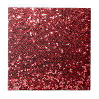 Rött Fauxglitter