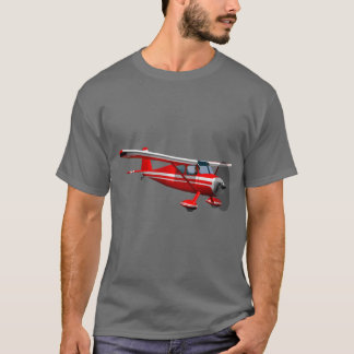 Rött flygplan t-shirt