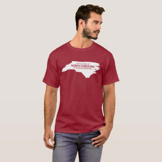 Rött för den Ed lärareNorth Carolina T-tröja T Shirt