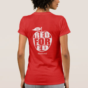 Rött för Ed #redfored lärarestrejka T Shirt