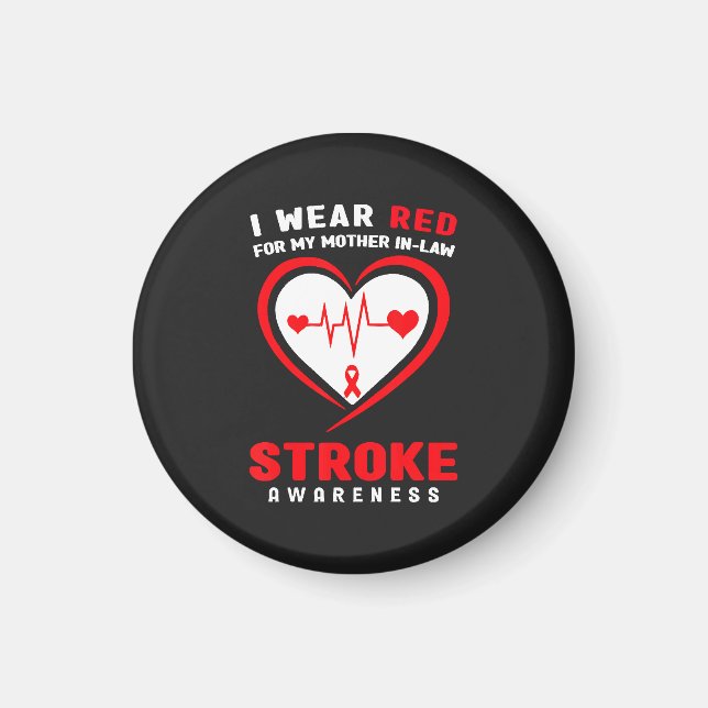 Rött för min svärmor stroke magnet (Framsidan)