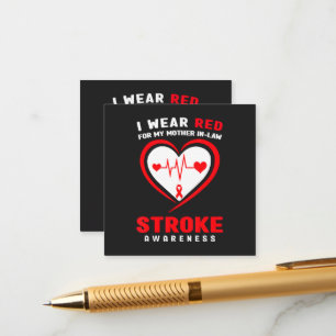 Rött för min svärmor stroke tilläggskort
