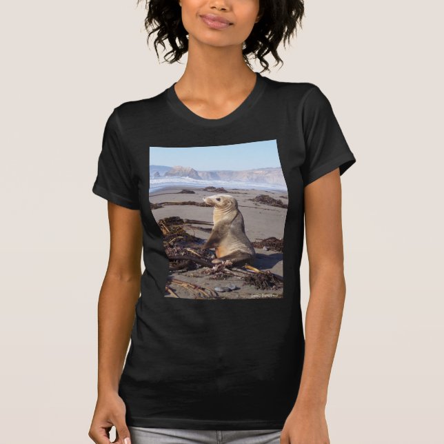 RÖTT FÖRSEGLA SKJORTOR T-SHIRT (Framsida)