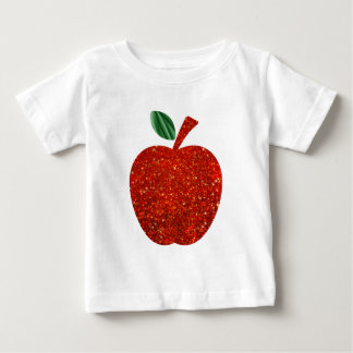 Rött glitter Apple Tee Shirt