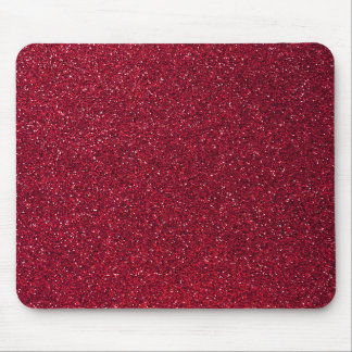 Rött glitter musmatta