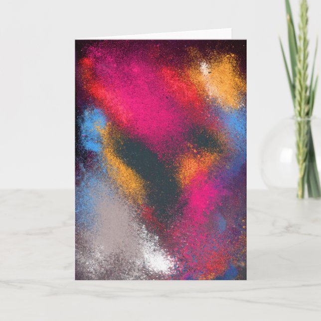 Rött gratulationskort för kluster kort (Framsida)