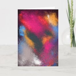 Rött gratulationskort för kluster kort