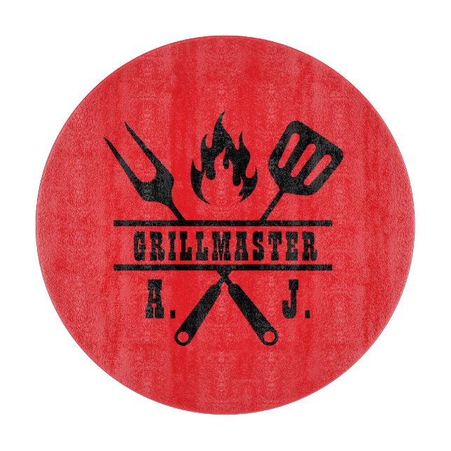 Rött grillmästarredskap  (Framsidan)