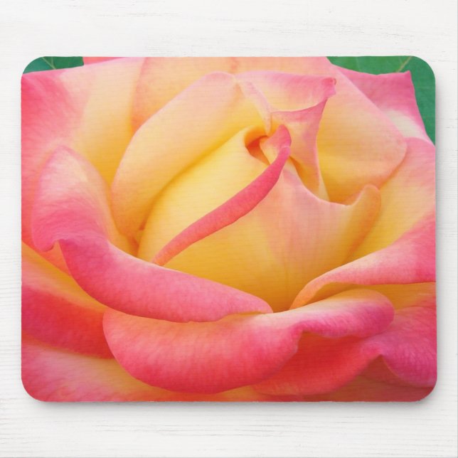 Rött & gul ros Mousepad Musmatta (Framsidan)