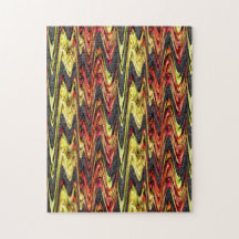 Rött Gult Äppelträdgård Abstract