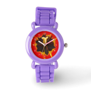 rött gult armbandsur