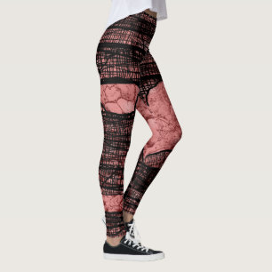 RÖTT HALLOWEEN MAMMABEN vid Slipperywindow Leggings