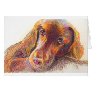 Rött Hälsningskort