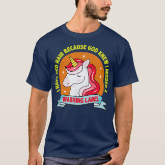 rött hår gud t shirt