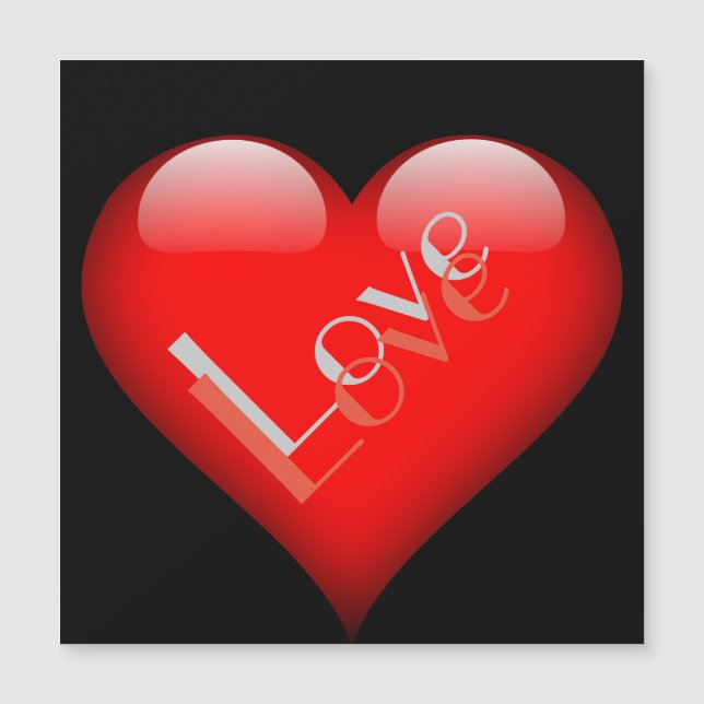 Rött hjärta Attraktiv Pariskärlek Bröllop (Framsida)