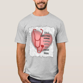 Rött hjärta Gerimic Nurse T Shirt