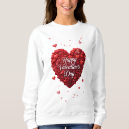 Rött hjärta Glad Alla Hjärtans Dag Romantisk Prese T Shirt