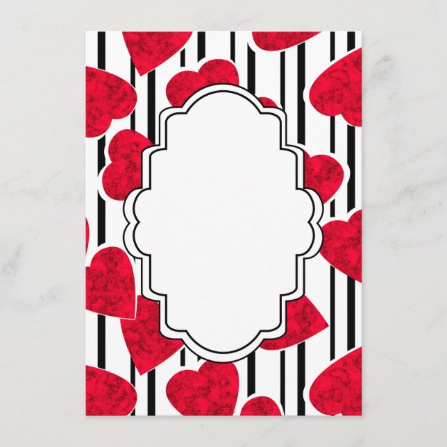 Rött hjärta meny (Framsida)