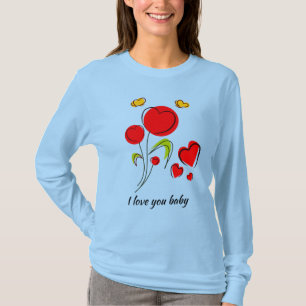 Rött hjärta Valentine T Shirt